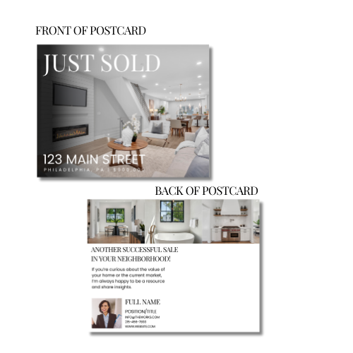 Just Sold Postcard