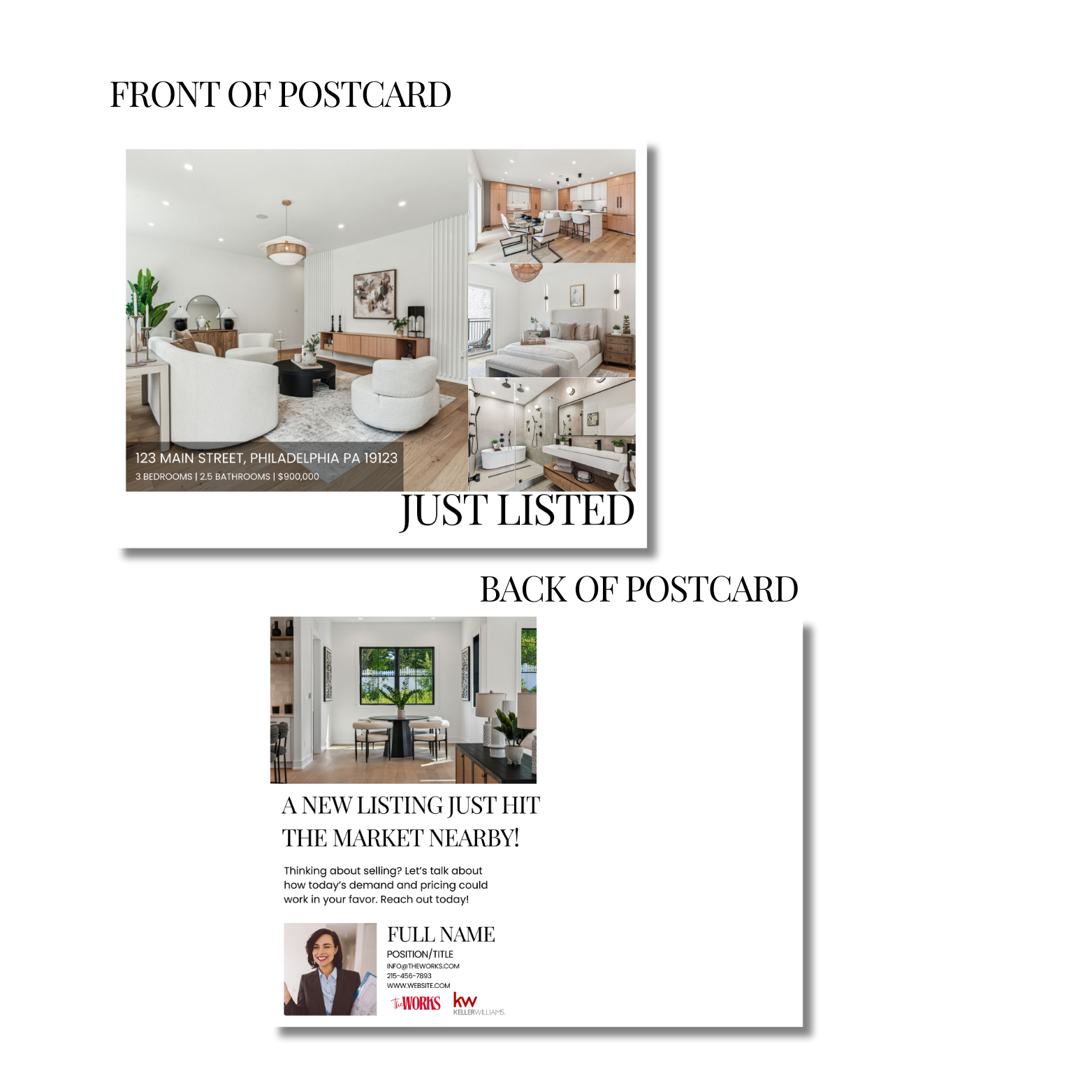 Just Listed Postcard