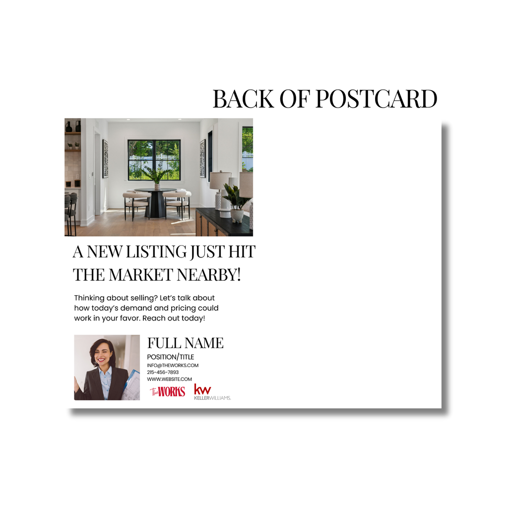 Just Listed Postcard
